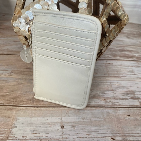 TIME AND TRU - LEATHER WOVEN CLUTCH WALLET - Picture 4 of 5